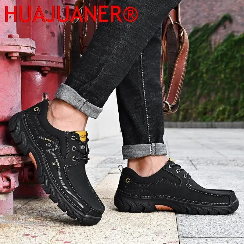 Herren Freizeit schuhe schnüren Echt leder Herren schuhe Mode Outdoor Herren Oxfords bequeme Herren schuhe Zapatos de Hombre