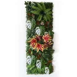 120 * 40cm Artificial Plant Green Wall Landscape Home Garden Jungle Decor Plants Plastic Lawn Wall Panels Garden Fence Decorat