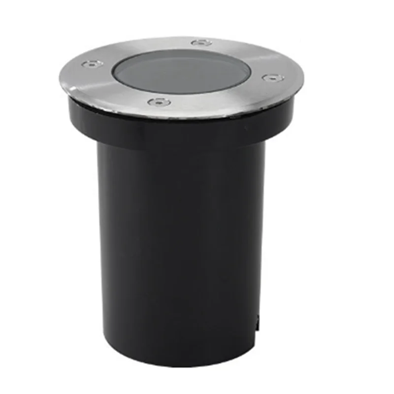 A43T GU10 Underground Lamp Case For Floor Lighting In Outdoor Ground Spots, Supports GU10 Bulb Landscaping