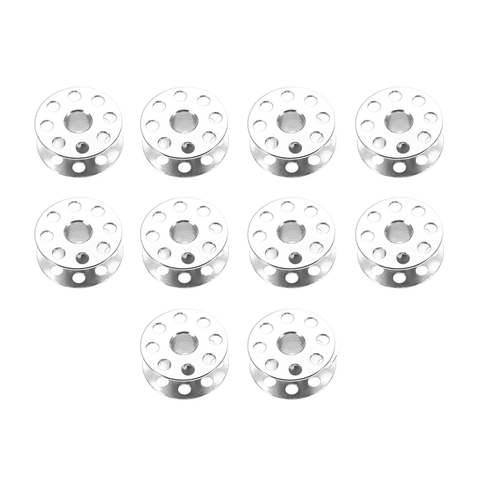 10pcs 270010 Metal Industrial Lockstich 1-Needle Sewing Machine Bobbins for JUKI DDL-5550 BROTHER SINGER CONSEW JACK ZOJE Siruba