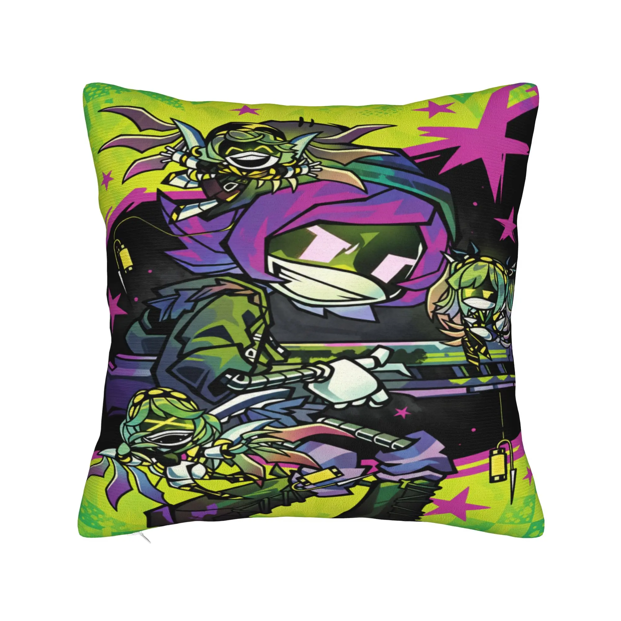 Murder Drones Uzi Doorman  Pillow Case  Cute Funny Pillow Cover Graphic Pillowcases For Sofa Bedroom Home Decor