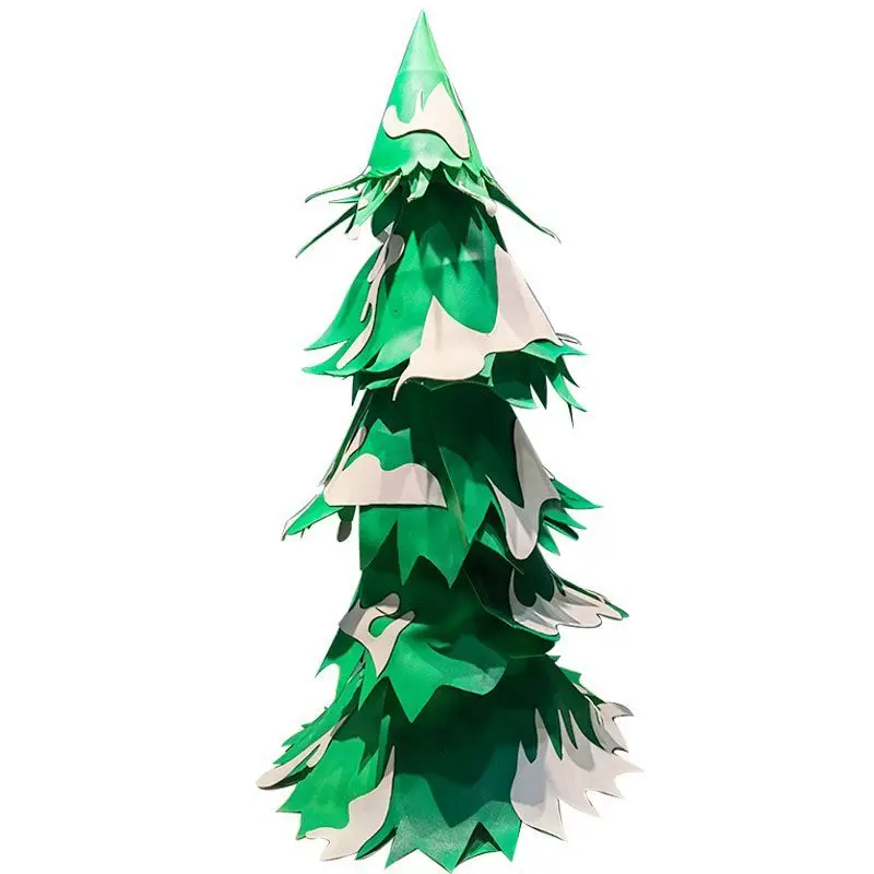 

Window decoration, Christmas tree ornaments, festive scene atmosphere layout