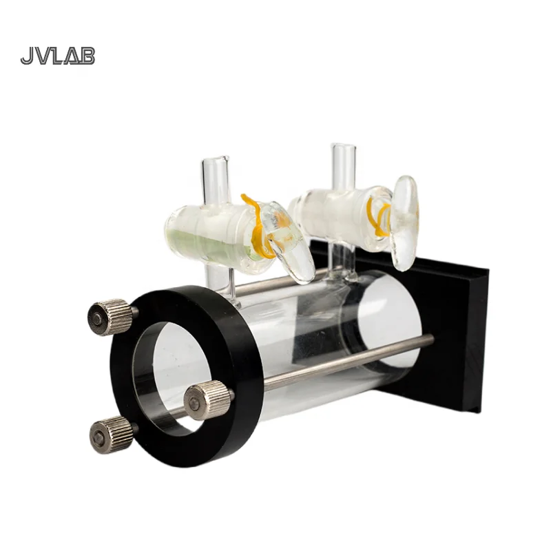 

Gas Cell with KBr CaF2 ZnSe Windows Pathlength 50mm 100mm FTIR Spectrometer Accessories OEM