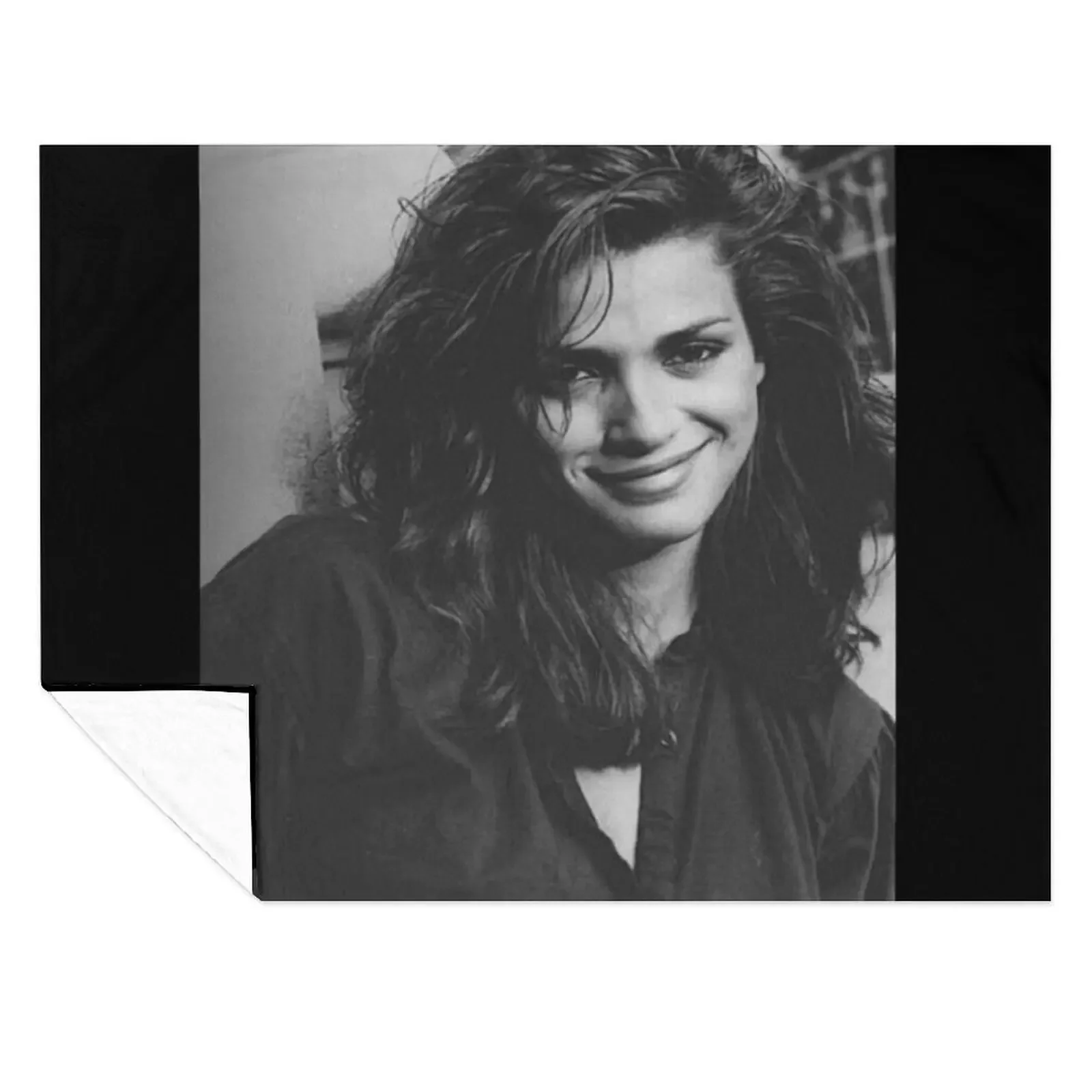 

Gia Carangi Smiling Contentedly Throw Blanket christmas decoration Summer Nap Sofa Quilt Blankets