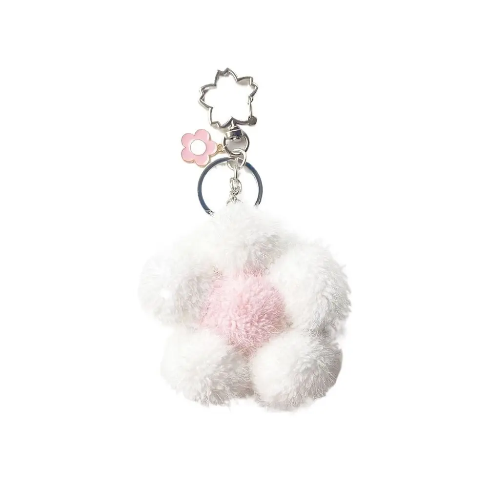 

Плюшевая пряжка для ключей, женский брелок для ключей, плюшевая сумка, подвеска на рюкзак, подвески, плюшевая игрушка, брелок с цветком, мультяшный плюшевый кулон
