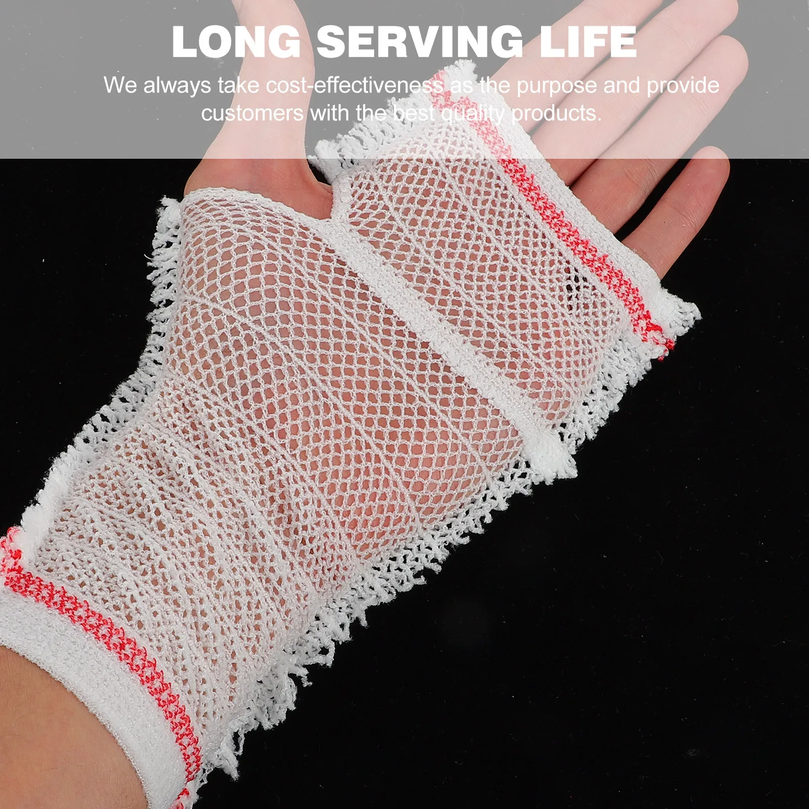 Elastic Mesh Line Cover Sleeve Arm Nursing Catheter Protector Breathable Cotton Bandage for Hospital Clinic Patient Self