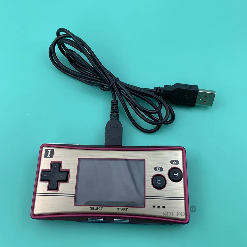 For Game Boy GBM USB Power Supply Charging Charger Cable with EU US Plug For Nintend GameBoy Micro Console