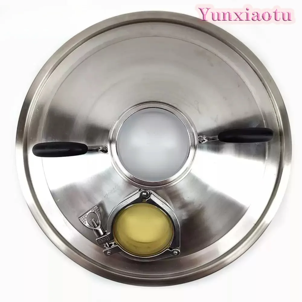 KL25812 35L Quick Load Distillation Lid, with Chuck & 3 Inch Sight Glass Lens Accessories