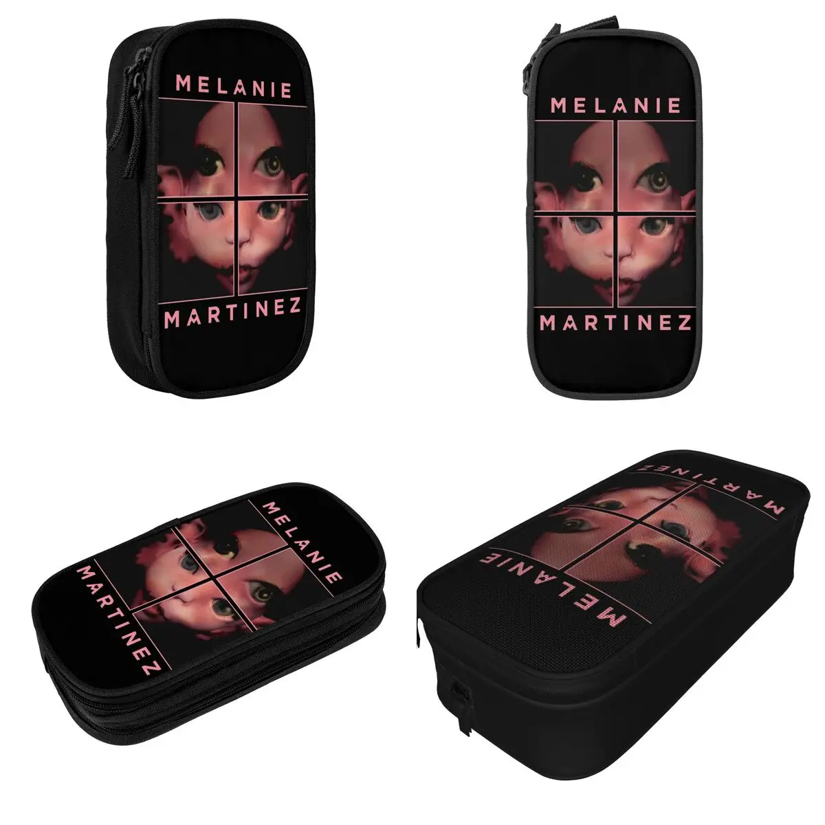 Melanies Martinez Portals Pencil Cases Pencilcases Pen Box for Girl Boy Large Storage Bags Students School Zipper Accessories