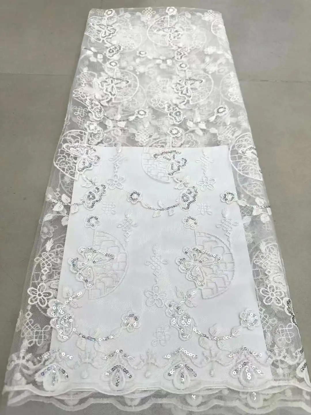 Tissu en dentelle de haute qualité, broderie artisanale, conception de couture, robe de soirée de banquet, jupe de soirée de mariage, barbecue, Rh, 5 mètres