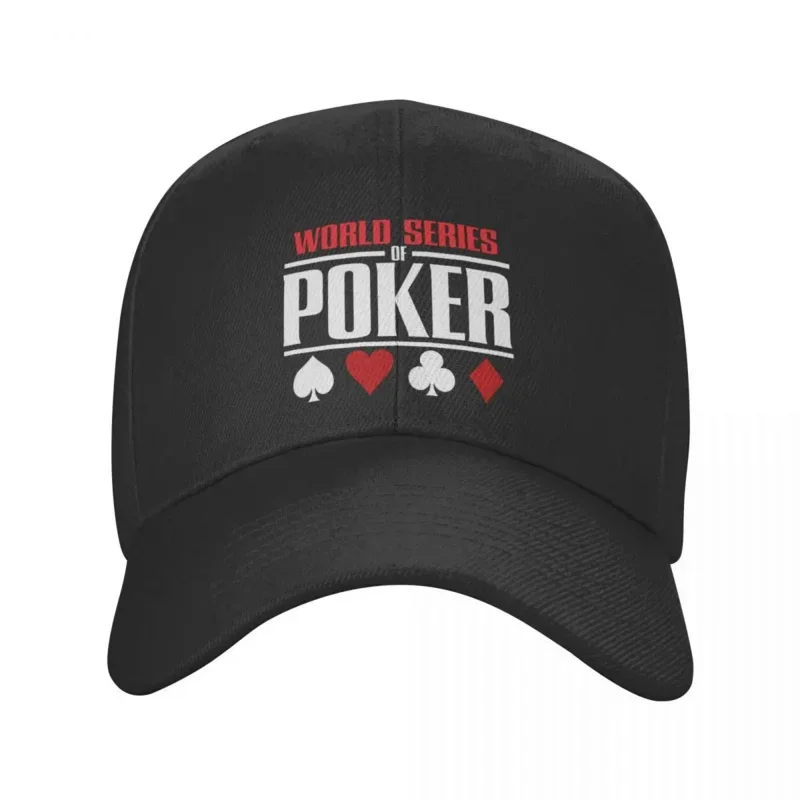 

Punk World Series Of Poker Baseball Cap for Men Women Breathable Dad Hat Outdoor Snapback Caps