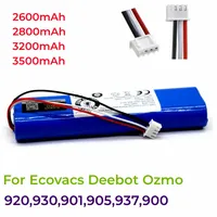 100% new 14.4V 2600mAh Robot Vacuum Cleaner Battery Pack for Ecovacs Deebot Ozmo 900, 901, 905, 930, 937