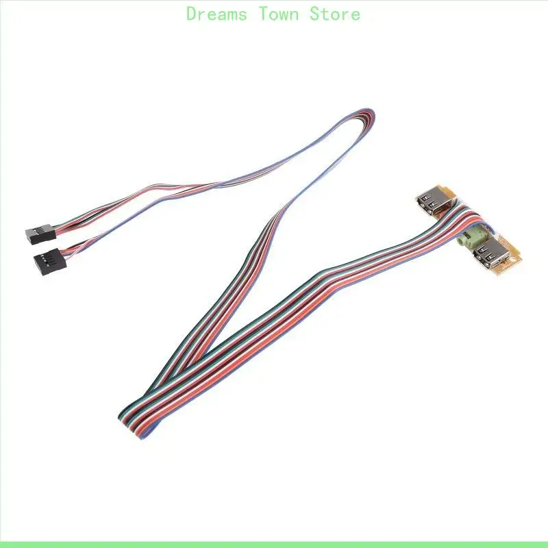 HX6A компьютерное шасси USB передняя панель Microphone & Earphone Gacks Port 6CM