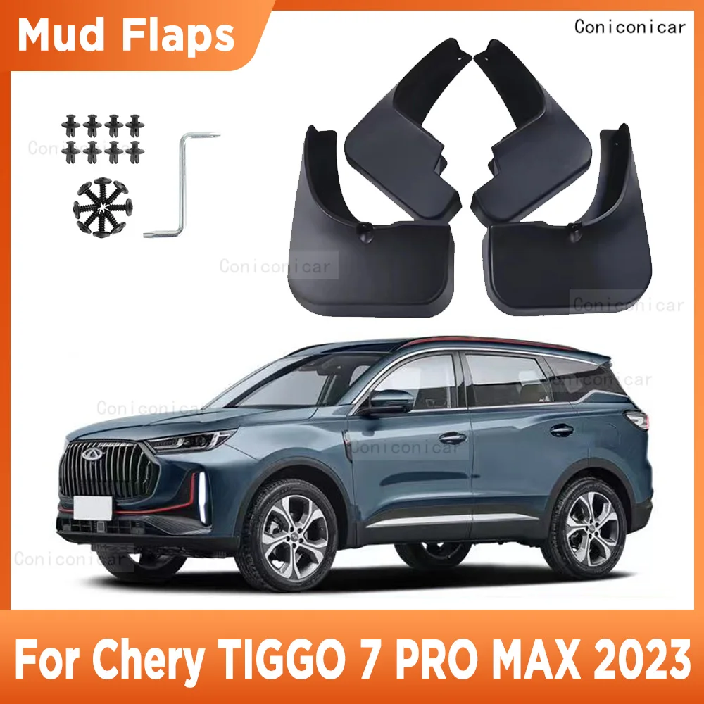 

4Pcs For CHERY TIGGO 7 PRO MAX 2023 Mudflaps Mud Guards Flaps Splash Guards Mudguards Fender Front Rear Wheel Accessories