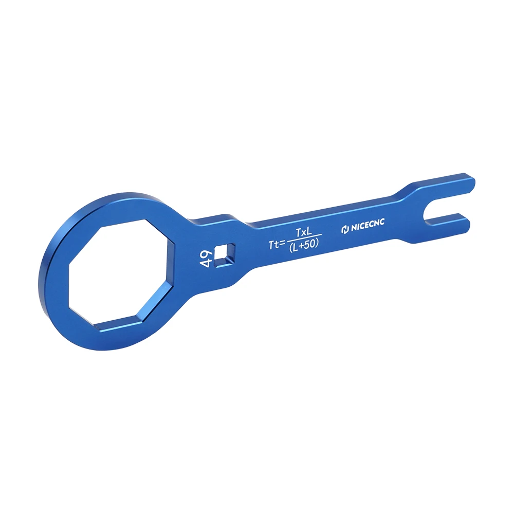 NICECNC Front Fork Cap Wrench Tool 49mm For Yamaha YZ125 YZ250 YZ250F YZ450F 2006-2020 WR250F WR450F 2015-2019 YZ125X YZ250X