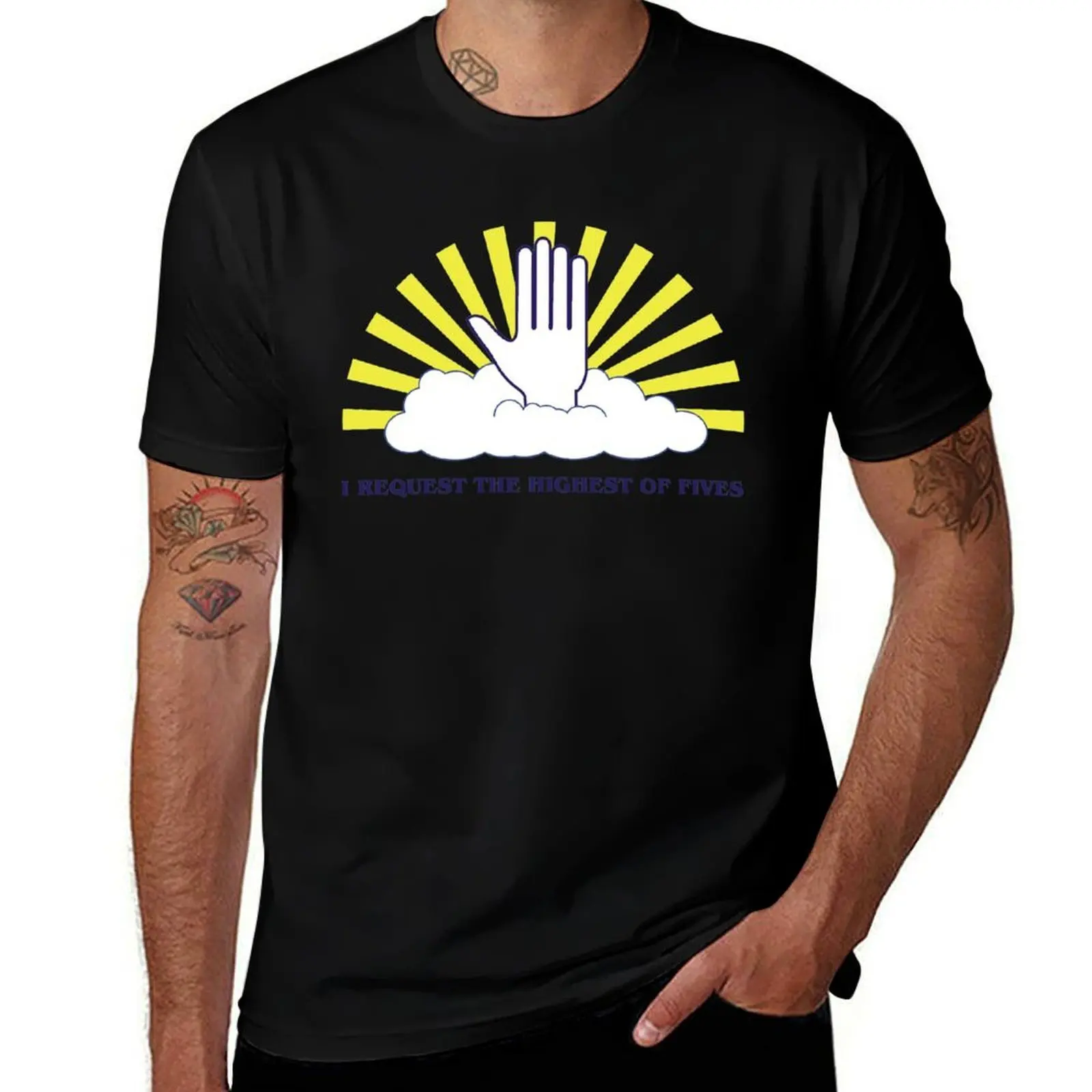The Highest of Fives T-Shirt Casual Soft Cotton Short Sleeve Tee