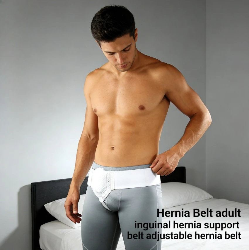 

Пояс для поддержки паховой грыжи (имитация медицинского бандажа) для взрослых, регулируемый компрессионный бандаж для облегчения боли, восстановления и улучшения здоровья
