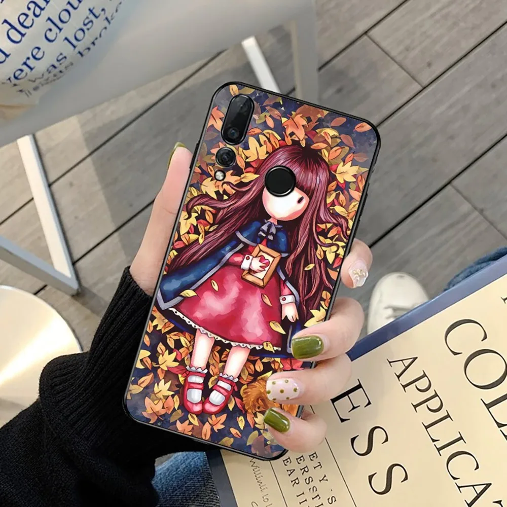 Cute Cartoon Girl Kid santoro_gorjuss Phone Case For Huawei Y9 6 7 5 Prime Enjoy 7s 7 8 plus 7a 9e 9plus 8E Lite Psmart Shell