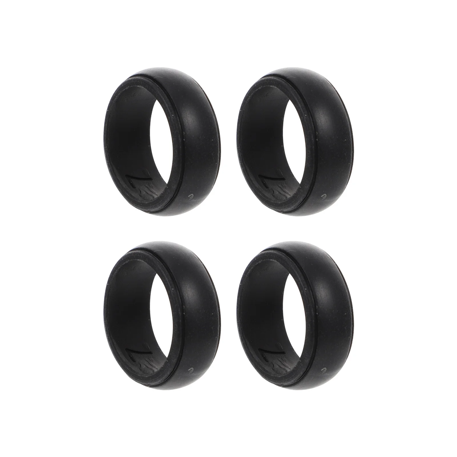

4pcs Silicone Finger Ring Sports Flexible Waterproof Exercise Ring For Outdoor Workout Swimming Diving Gym Accessories
