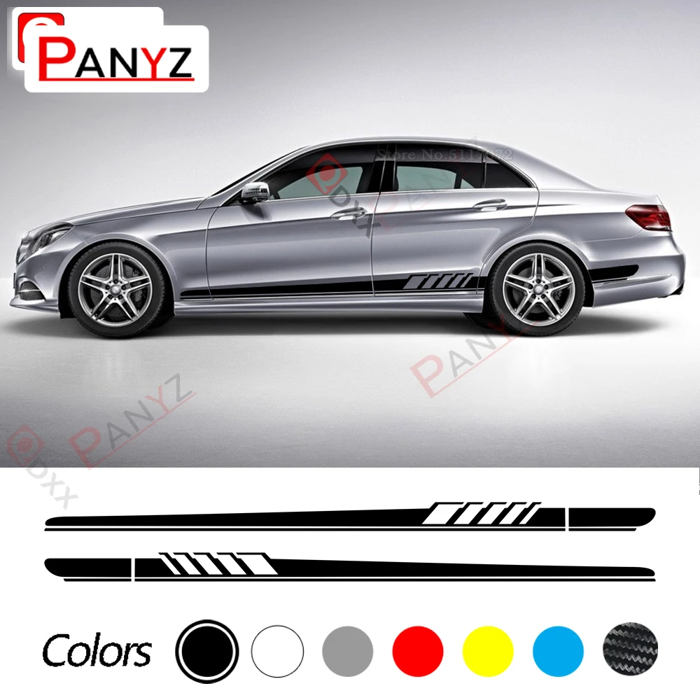 

Car Decal Side Sticker for Mercedes Benz W212 E Class E63 E250 E200 E220d E230 E260 E300 E320 E350 E400 E500 E550 Edition 1 AMG
