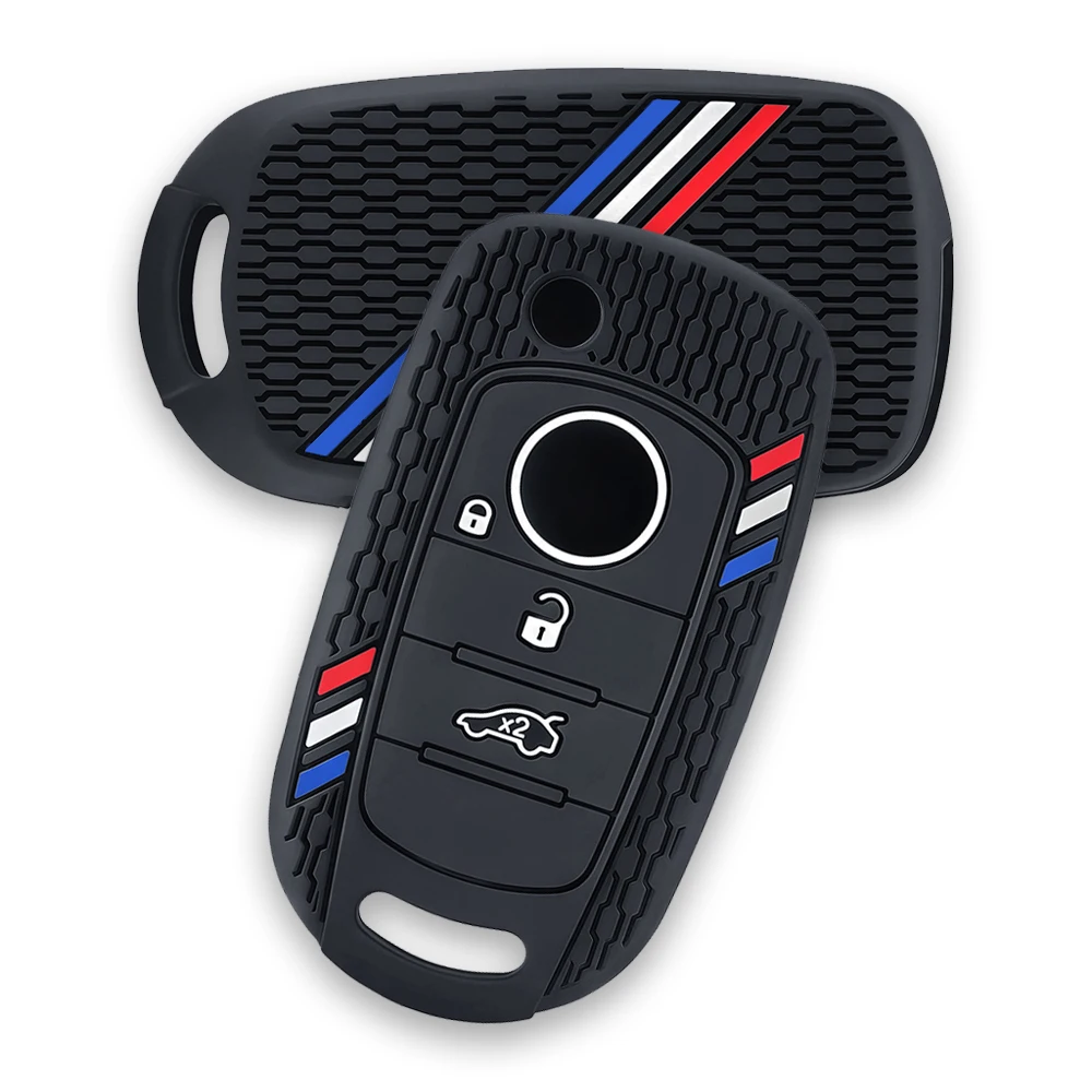 Car Silicone Flip Key Case Cover Protector Shell for FIAT Tipo Toro Nuovo Freedom 500X Doblo Argo Grazie Keyless Fob Accessories