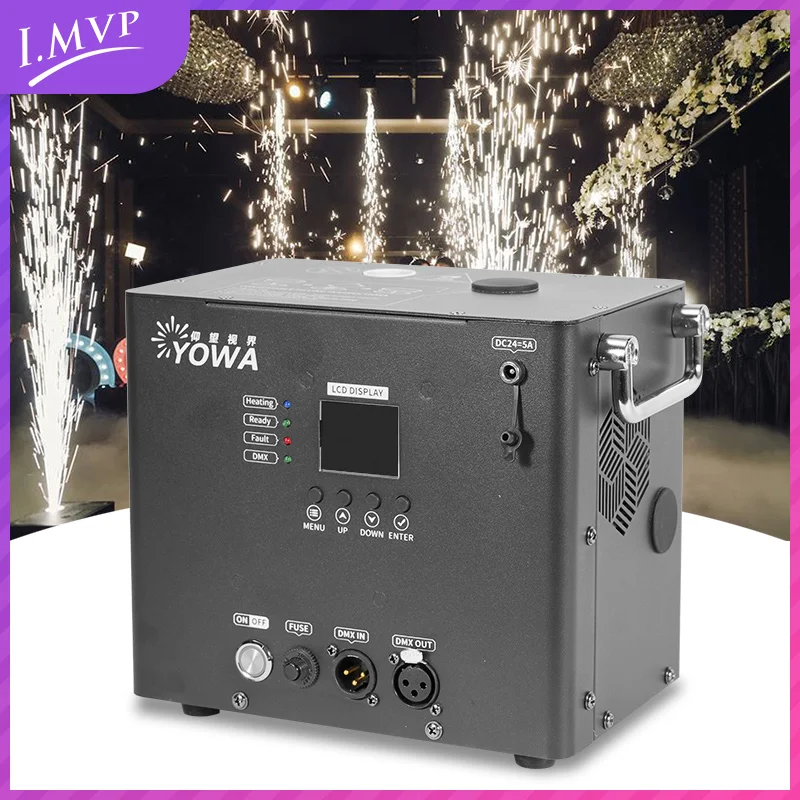 

350W Stage Disco Sparkler Effect Fountain Machine Wireless DMX Battery Cold Spark Machine for Wedding Party Show