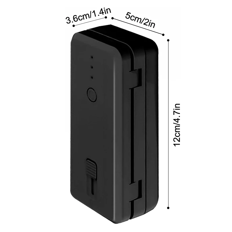 Mini selador de saco com vedação térmica, 1300mAh recarregável com cortador, modos de calor triplos