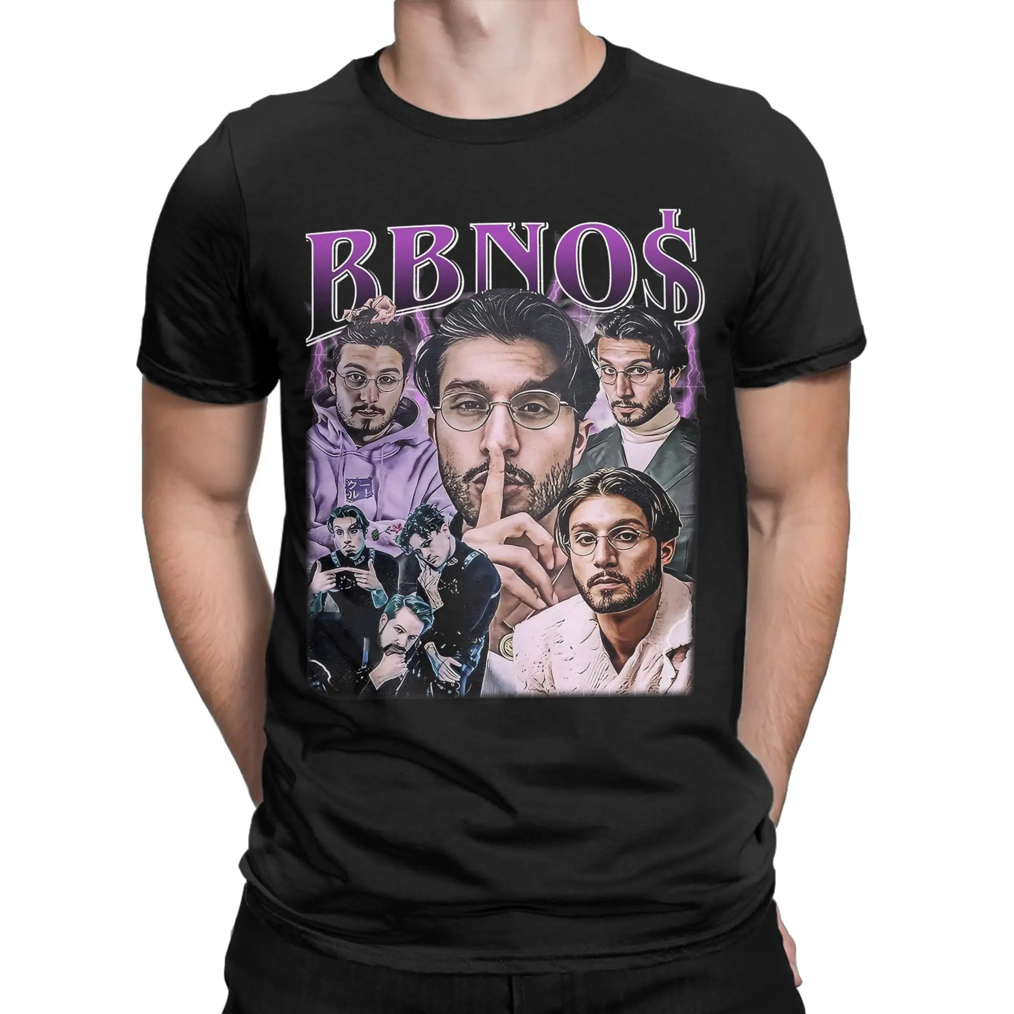 Men's Alexander Leon Gumuchian BBNOS T Shirt  Pure Cotton Tops Hipster Short Sleeve O Neck Tee Shirt Original T-Shirt