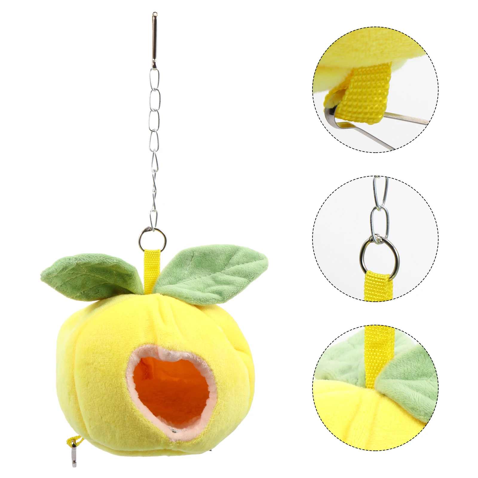 

Adorable Fruit Style Small Animal Bed Nest for Hamster Chinchilla Warm Soft Indoor Outing House Portable Hanging Sleeping