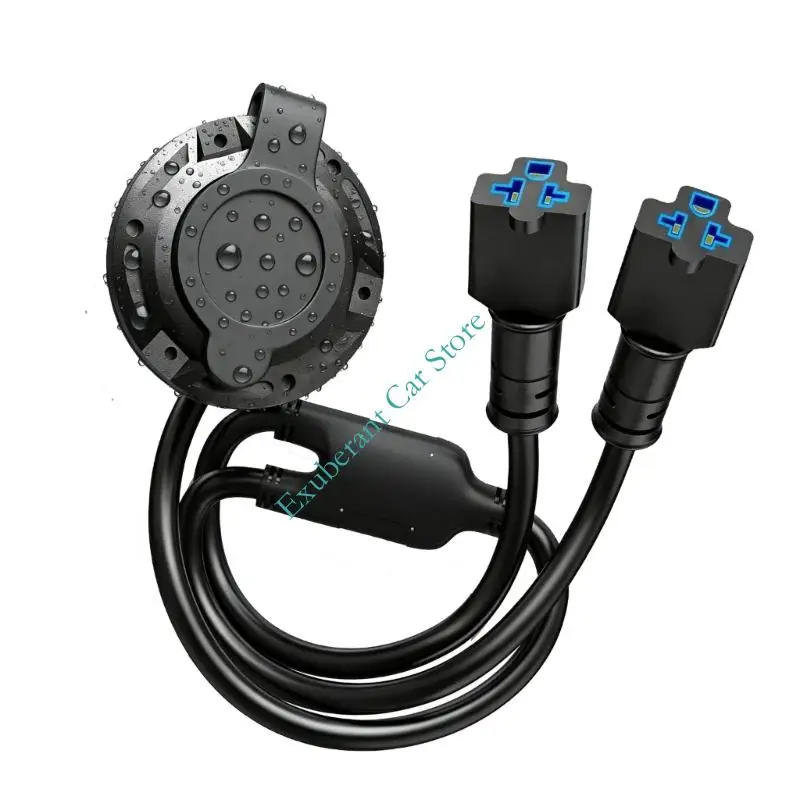

Extension Cord AC Power Adapter with 20A 125V Rating and Waterproof Cover for Easy Campers Installation