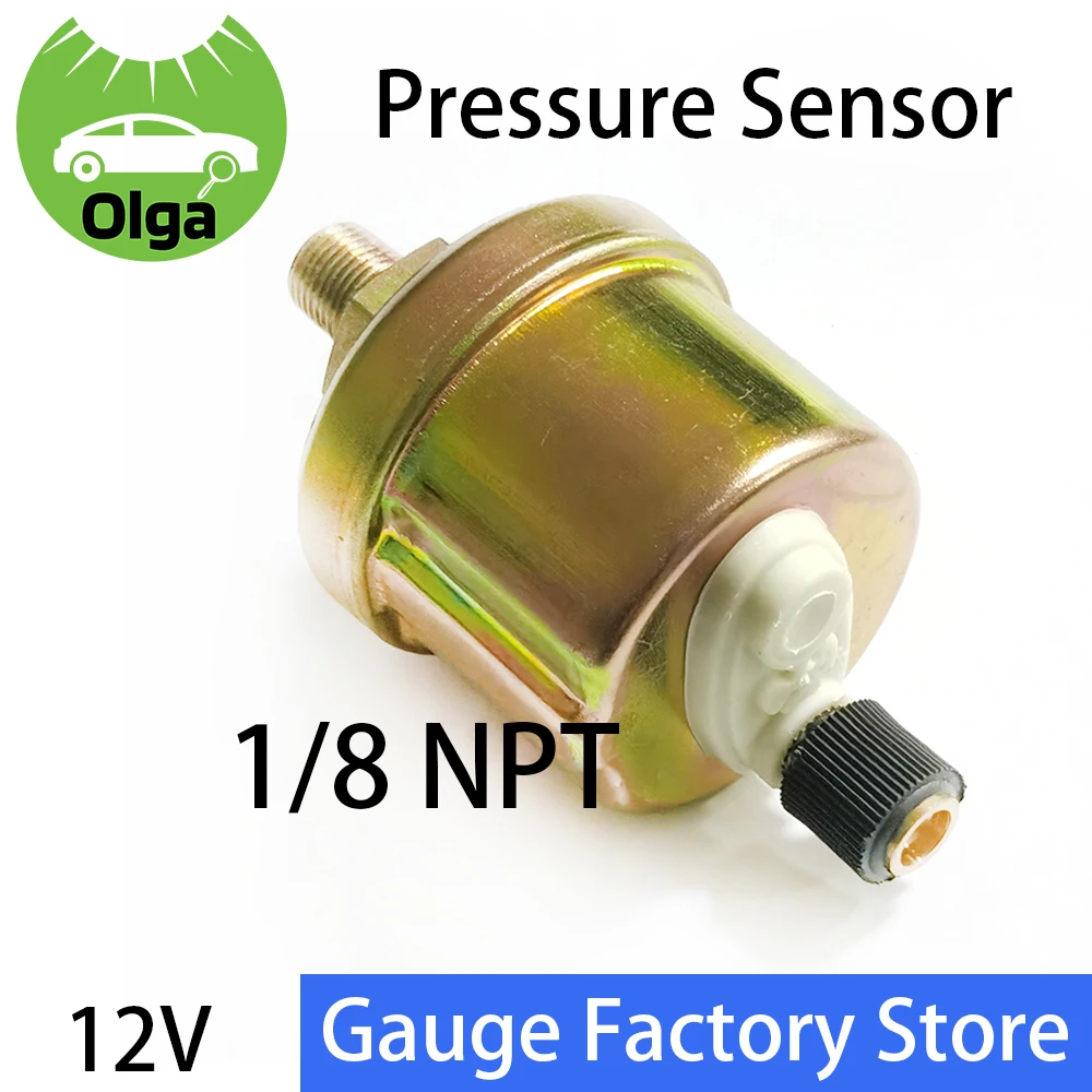 

1/8 NPT, 1 шт., замена датчика давления масла для указательного манометра 12 В