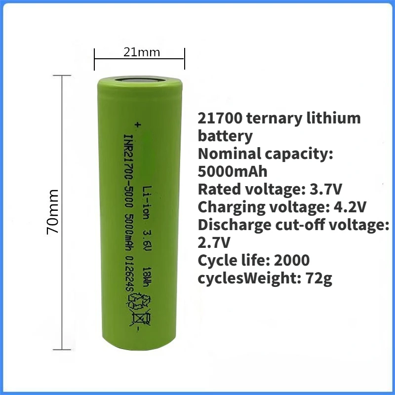 21700 3 6v 5000mah Discharge High Rate Lithium Battery Suitable For Bluetooth Speakers Intercoms Fans Battery Pack Assembly