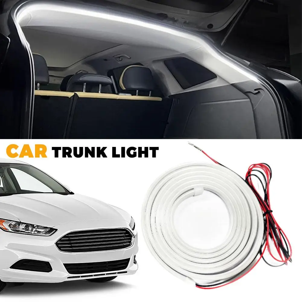 

1Set DIY Car Trunk Light Ambient Light High Brightness Interior Decoration LED Wiring Free Automatic Sensing Tailbox Light Strip
