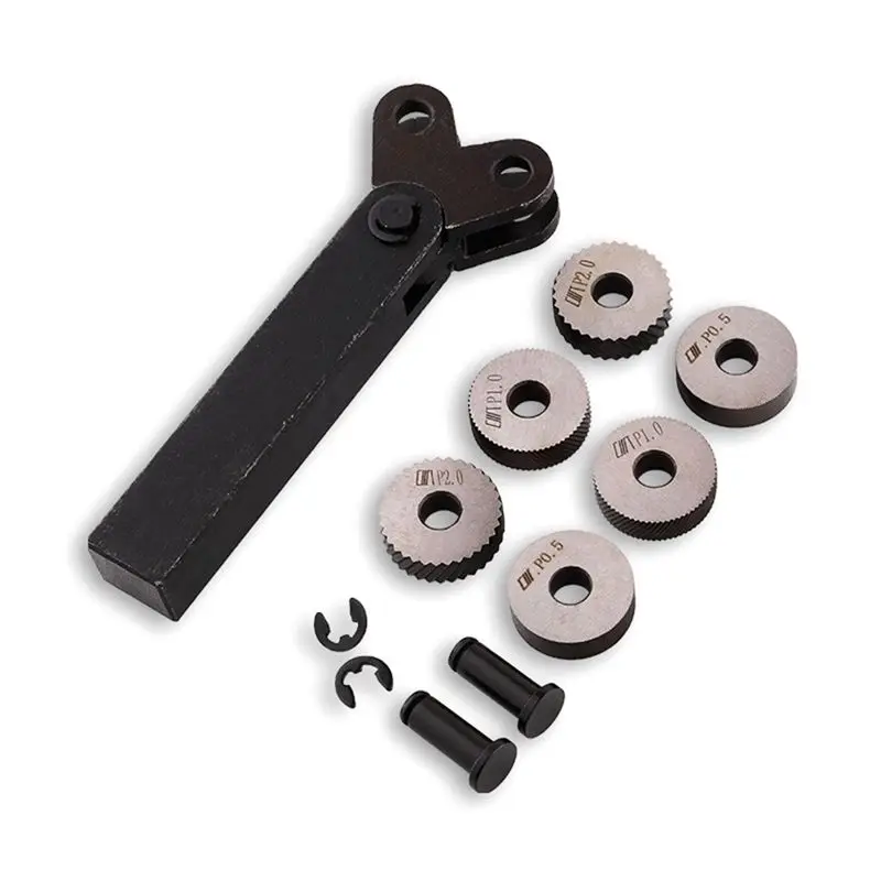 

Набор инструментов для накатки AED2-7PCS: накатной нож с двойным колесом, прочный, износостойкий