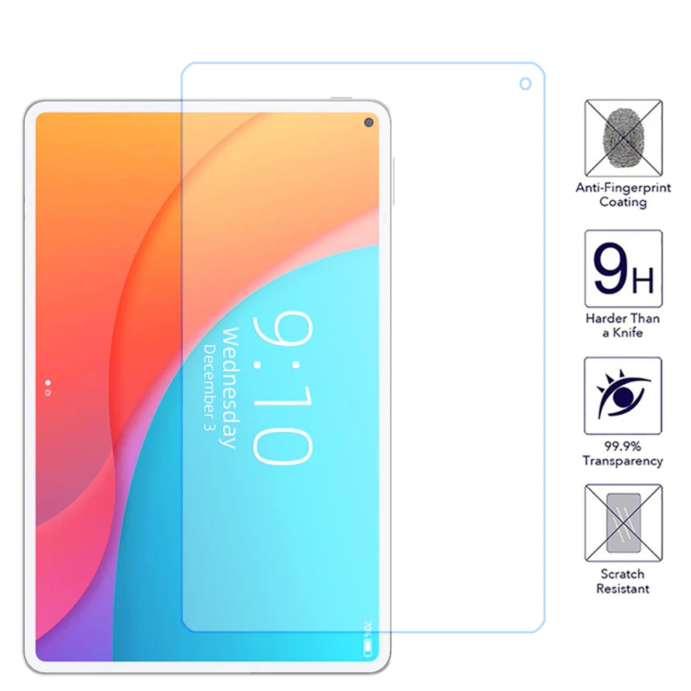 2 Packs 9H Tempered Glass Screen Protector For CHUWI HiPad Pro 10.8 Inches Tempered Protective Glass Guard Protective Film