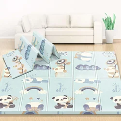 Children's Blanket XPE Foam Baby Play Mat Soft Floor Crawling Pad Toys For Kids Carpet Folding Game Activity Rug with Bag