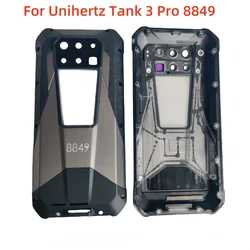 New Original For Unihertz Tank 3 Pro 8849 Phone Back Battery Case With Camera Lens Glass Housings Cover Door Replacement