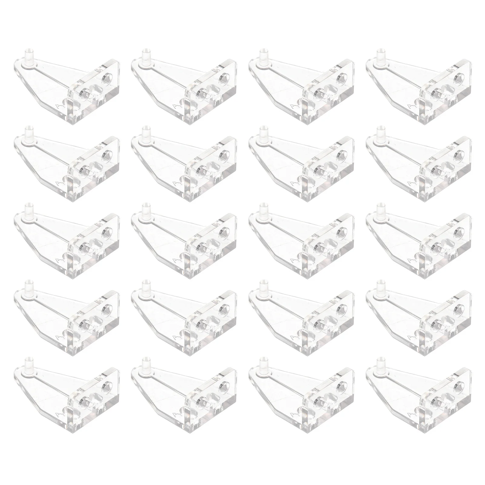 

20Pcs Blinds Positioning Hook Plastic Roller Curtain Fixator Clip for Roman Vertical Shutters Home Decoration Accessories