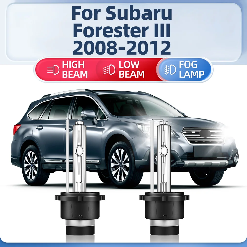 

20000LM Xenon HID Car Headlight 12V 35W Auto Lamps 6000K White Plug And Play For Subaru Forester III 2008 2009 2010 2011 2012