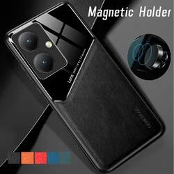 Shockproof Case for VIVO Y03 Y18 Y28S 5G Y17S Y27 5G Y78 Y36 Y100 Y22S Protective Cover With Car Magnetic Holder Coque Fundas