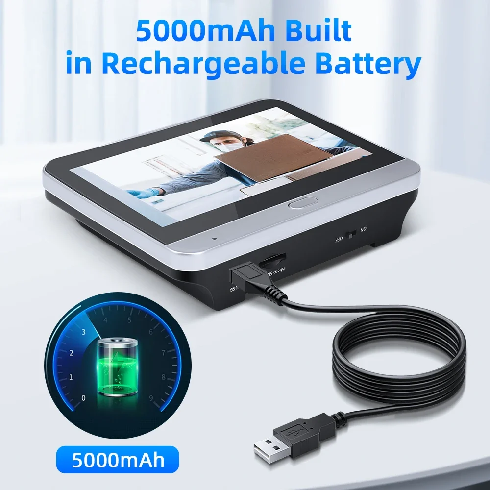 Awapow Wireless WiFi Peephole Camera Tuya Audio Doorbell Home Digital Door Camera Viewer  Smart Life PIR Motion Detection