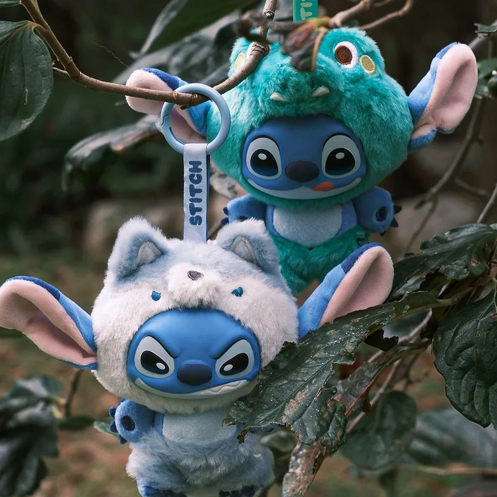 Disney STITCH Animal Series Anime bolsa de juguete de peluche colgante Linda muñeca de peluche misterio Kawaii STITCH regalo juguete sorpresa regalos de navidad