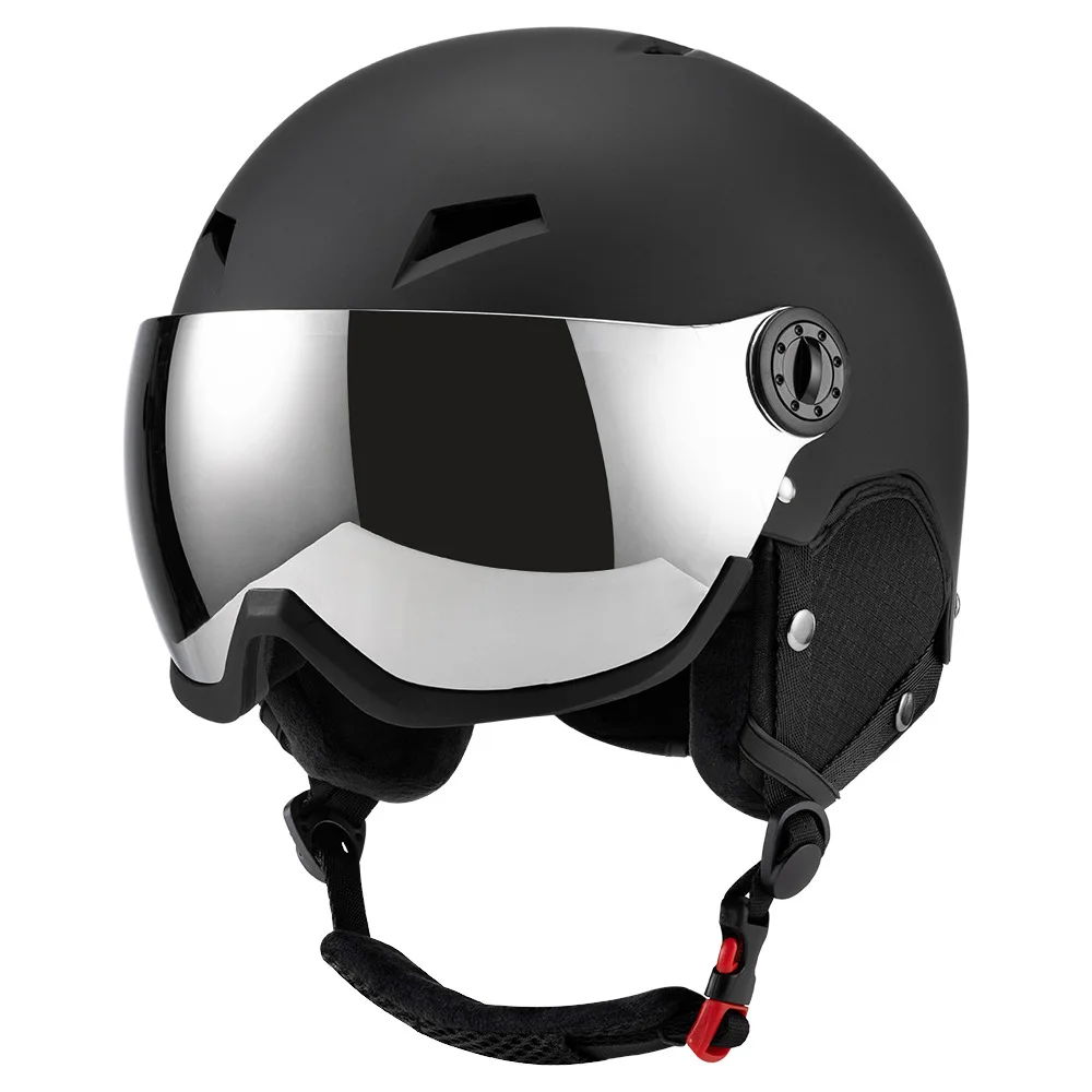 Integrated Ski Helmet, Windproof, Warm and Snow-proof Goggles, Suitable for Winter Adult  Extreme Outdoor Sports