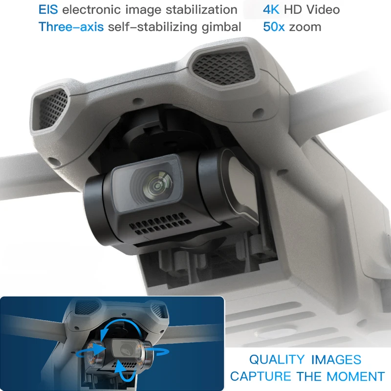 XINLIN XiL 017 الطائرة بدون طيار 4K HD كاميرا 3-Axis Gimbal شاشة تعمل باللمس 249g خفيفة تصميم فرش EIS الإلكترونية أجهزة الاستقبال عن بعد اللعب