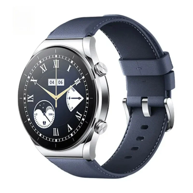 Xiaomi Mi S1 GPS Smartwatch 1.43 AMOLED Sapphire Display Blood Oxygen Wireless Charging Heart Rate 5ATM Waterproof Watch