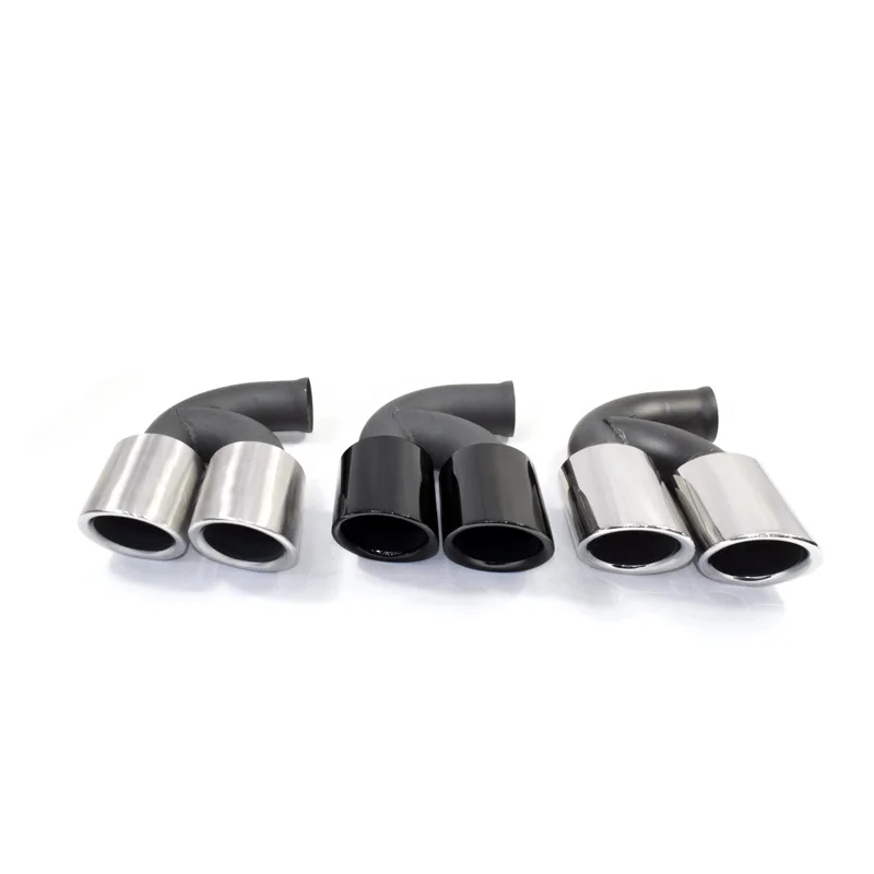 

SYPES Stainless Steel Exhaust Tip Exhaust System Muffler Tip Exhaust Pipe For 2011-2014 Porsche Cayenne