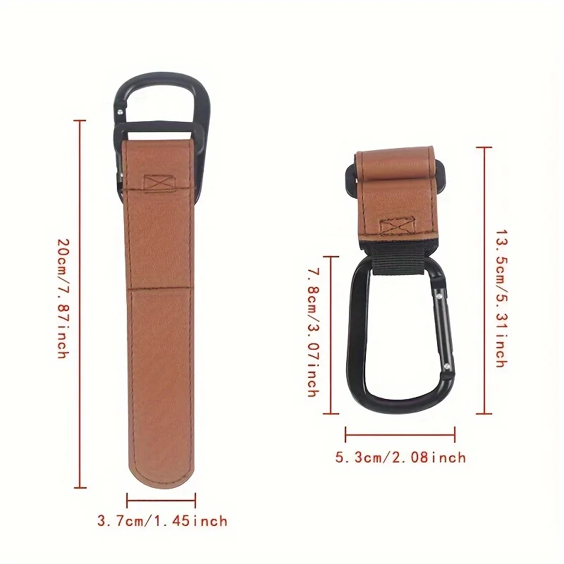 2pcs Stroller Hook Clip for Carriages,Shopping Carts -Durable Universal Hanging Accessory with Secure Clasp,Stroller Accessories