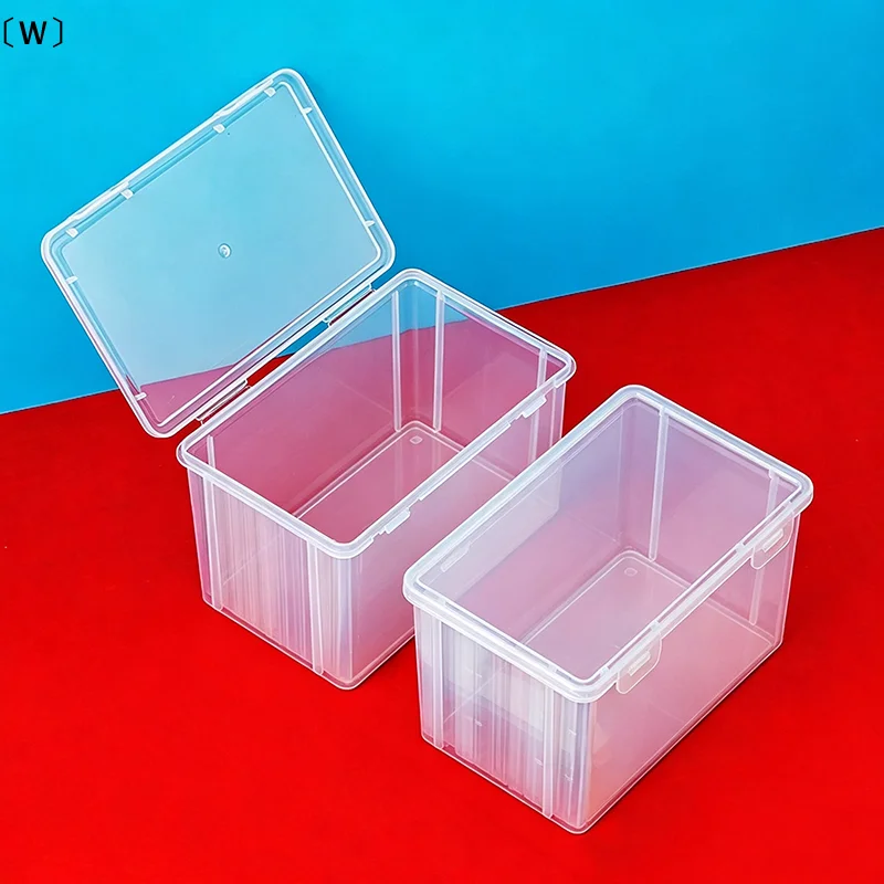 〔W〕Transparent Plastic Game Storage Box Large Capacity And Dustproof Lid For Gamers Organizing Video Game Cartridges
