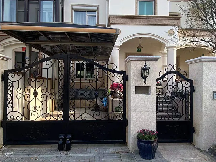 Wrought Iron Gate Home Garden Aluminum Driveway Gates