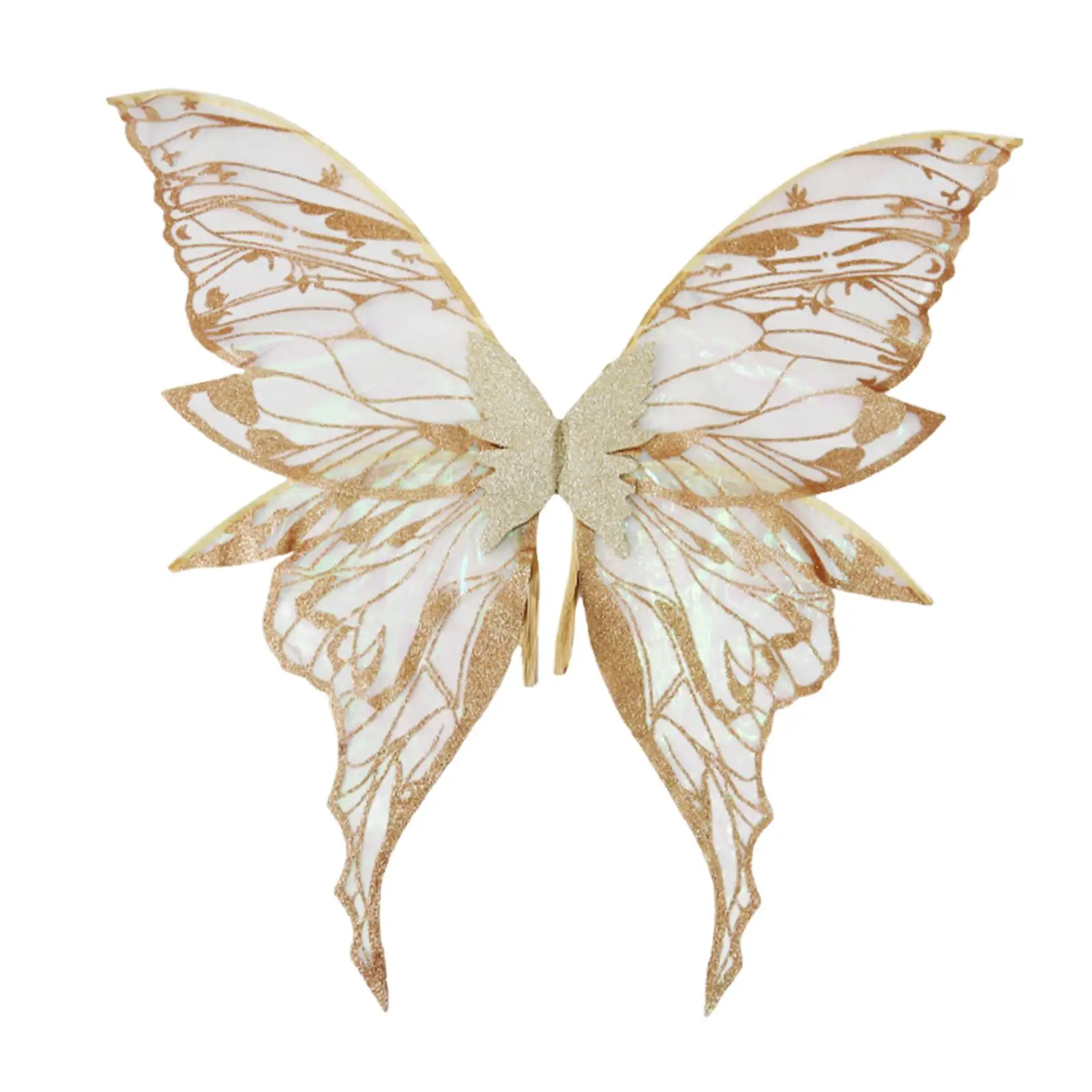 Disfraz de Alas de Ángel, Alas de Mariposa Decorativas, con Correas Elásticas Suaves para Bailarinas y Trajes de Niña de las Flores